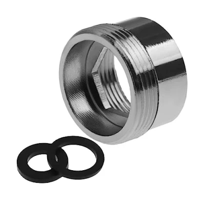 Afbeelding van Kraan Waterbeluchter Adapter, Messing Tap Water Filter Beluchter Connector, 28 mm tot 22 NPT schroefdraadadapter (vrouwelijk naar mannelijk)