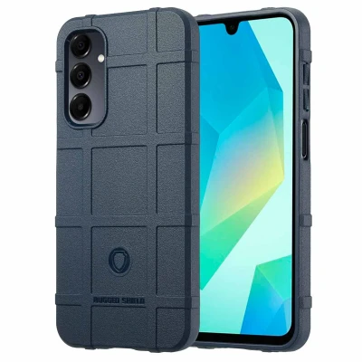 Afbeelding van Samsung Galaxy A16 (5G) Hoesje Siliconen en TPU (zacht) imoshion Softcase/Backcover Donkerblauw Telefoonhoesje Shockproof/Valbescherming
