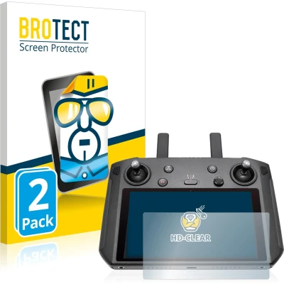 Afbeelding van BROTECT (2 Stuks) Schermbeschermer voor DJI Smart Controller Screen Protector Transparant