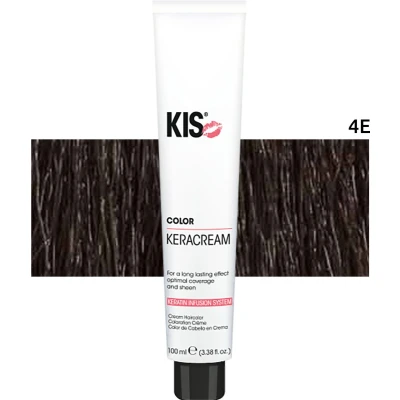 Afbeelding van KIS KeraCream Color Haarverf 100ml 4 E