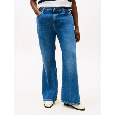 Afbeelding van Tommy Hilfiger Curve Bootcut jeans, Dames, Maat: 46, Flo