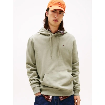 Afbeelding van TOMMY JEANS Sweatshirt TJM REG S FLAG HOODIE met geborduurd merklogo op borsthoogte
