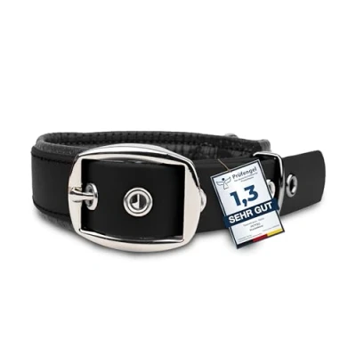 Afbeelding van PetTec Trioflex halsband voor grote en kleine honden, weerbestendig verstelbaar in kleur, hondenhalsband rood, bruin, zwart lichtoranje