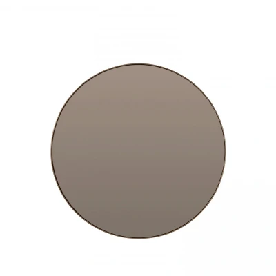 Afbeelding van Light&amp;living Spiegel Ø116 cm ESPEJO glas licht bruin+bruin