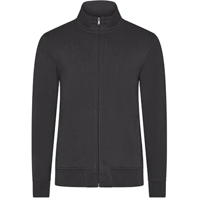 Afbeelding van Herenvest &#039;Premium Full Zip&#039; met zijzakken Dark Grey 6XL