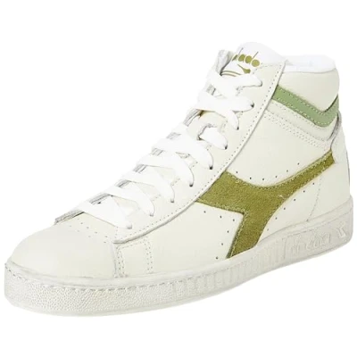 Afbeelding van Diadora Men Game L High Waxed Suede Pop White Fern Schoenmaat 44