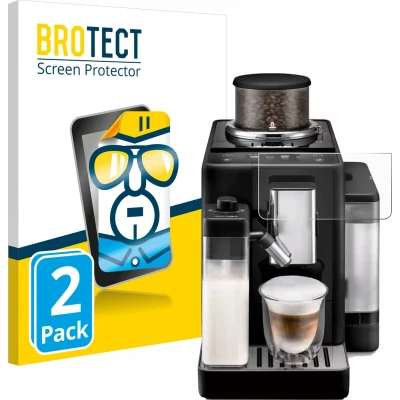 Afbeelding van BROTECT Screenprotector voor DeLonghi Rivelia Folie Beschermfolie transparant (2 Stuks)