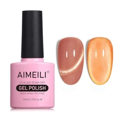 Afbeelding van AIMEILI Hema Free Cat Eye Gel Nagellak UV LED Gellack Soak Off Vegan Cruelty Polish 10ml (724)