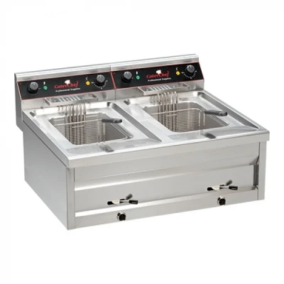 Afbeelding van friteuse 12L+12L