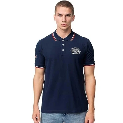 Afbeelding van Lonsdale Normale Passform Moyne Poloshirt, Heren, Maat: XXL, Navy red white