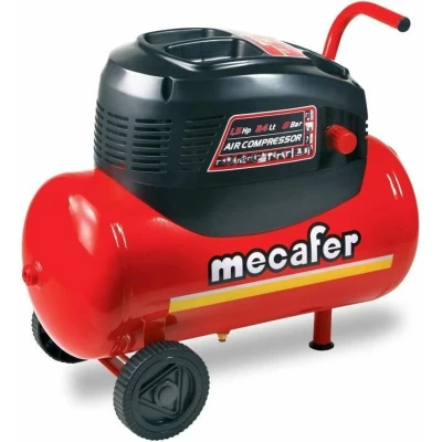 Afbeelding van MECAFER compressor 24L 1,5 PK OLIELOOS + T+ SBC