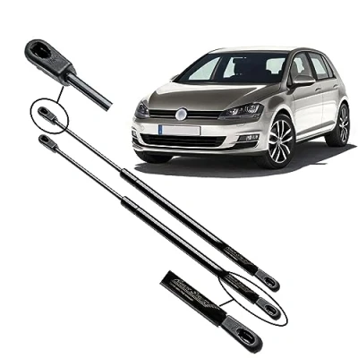 Afbeelding van Ramor Strutz. Twee Gasveer Demper Achterklep Compatibel met VW Golf Mk 7 Hatchback 2012 2019. Gasdrukveer Achterklep, Gasveren Achterklepdemper voor Kofferbak. Linker en Rechterkant.