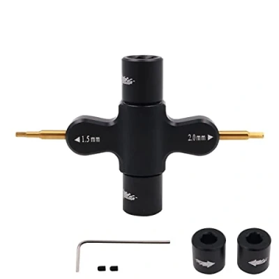 Afbeelding van WANGCL 4 IN 1 Rc Hex Schroevendraaier Aluminium Quick Release Wrench Tool voor FPV Quadcopter Drone auto
