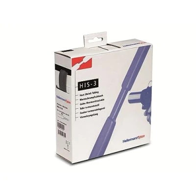Afbeelding van HellermannTyton 308 30900 Krimpkous zonder lijm Zwart 9 mm 3 Krimpverhouding:3:1 5 m