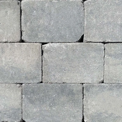 Afbeelding van Gardenlux Pebblestones Plus 20x30x6 Cm Grijs/Zwart Authentieke uitstraling