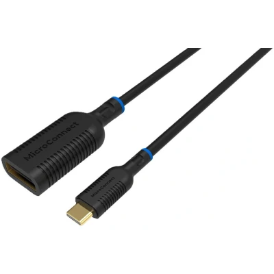 Afbeelding van Microconnect MC USBCDP A, 0,2 m, USB Type C, DisplayPort, Mâle, Femelle, Droit