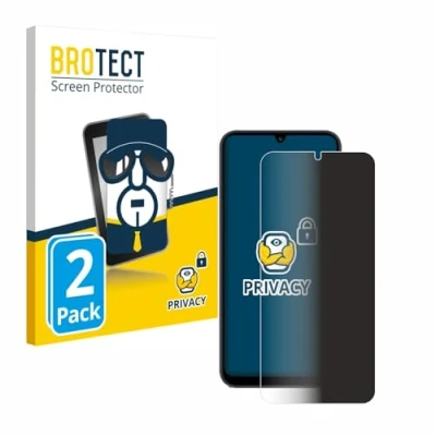 Afbeelding van BROTECT privacy screenprotector voor Samsung Galaxy A25 5G Folie Beschermfolie Blauwlichtfilter (2 Stuks)