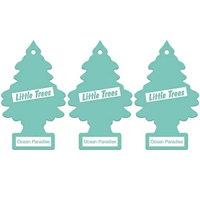 Afbeelding van Little Trees Luchtverfrisser Boom LTZ067 Ocean Paradise Geur Voor Auto Thuis Boot Caravan Triple Pack
