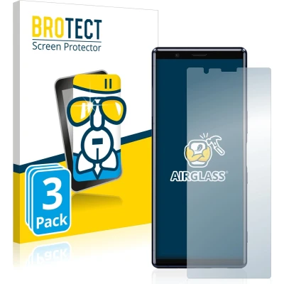 Afbeelding van BROTECT Glas Screen Protector voor Sony Xperia 5 (3 Stuks) Schermbeschermer [9H Hardheid, Beschermglas Folie niet Gehard Glas]