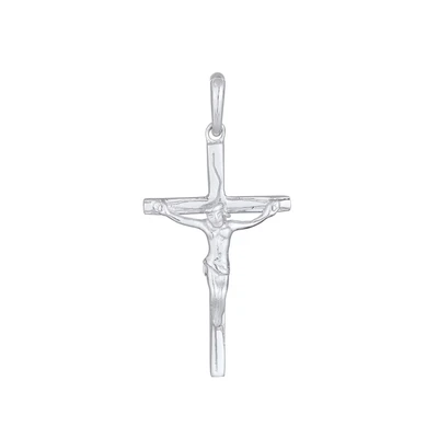 Afbeelding van Elli Kruzifix Hanger, Dames, Maat: One Size, Silber