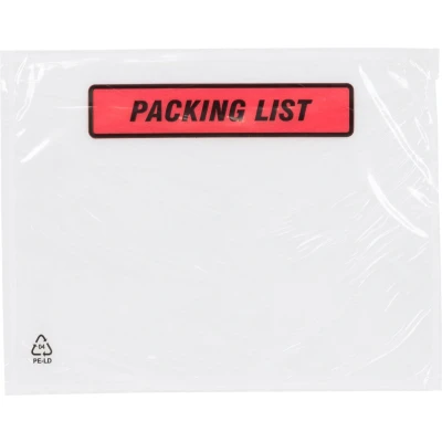 Afbeelding van Paklijstenvelop &#039;packing list&#039; 160 x 115 mm