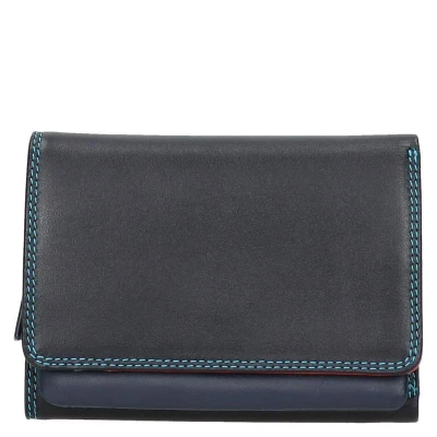 Afbeelding van Mywalit Trifold Purse Wallet Portemonnee Black/Pace