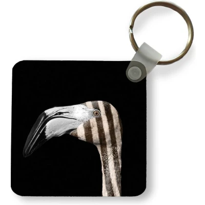 Afbeelding van Sleutelhanger Uitdeelcadeautjes Flamingo Snavel Lijn Plastic