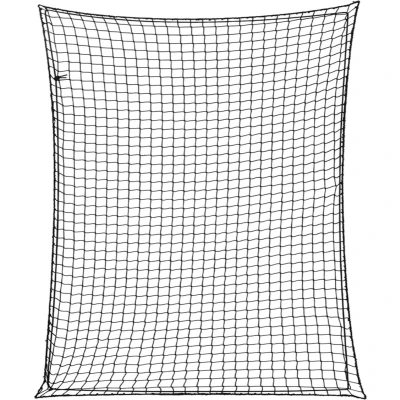Afbeelding van vidaXL Aanhangwagennet elastisch touw 3x2,5 m polypropeen zwart