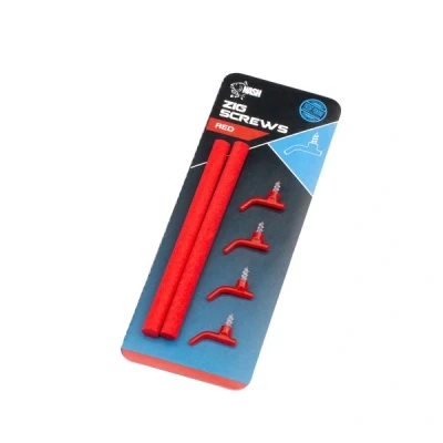 Afbeelding van Nash Zig Screw Kit Small Red (4 stuks)