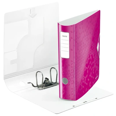 Afbeelding van Ordner Leitz 1106 active 180 80mm PP A4 roze