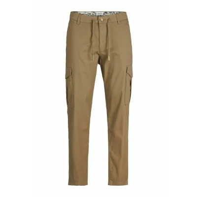 Afbeelding van Jack &amp; Jones Karotten FIT Cargobroek, Heren, Maat: 34x32, Elmwood