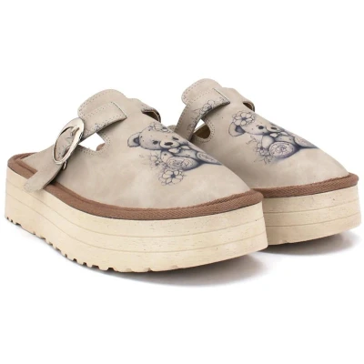 Afbeelding van Goby Teddy Bloom Dames Clogs Vegan Handmade Maat 38