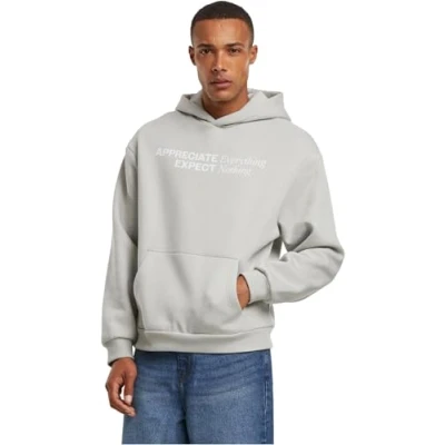 Afbeelding van Upscale by Mister Tee Appreciate Respect Fluffy Hoodie, Heren, Maat: Small, Lightasphalt