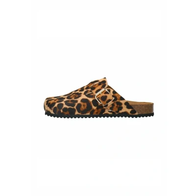 Afbeelding van sacha MIT Schnalle Muiltjes, Dames, Maat: 36, Cognac Schoenen
