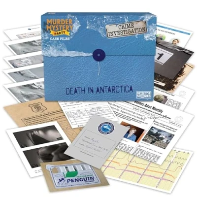 Afbeelding van (New Aug) UG Murder Mystery Party Case Files: Death in Antarctica