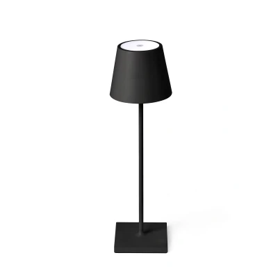 Afbeelding van FARO BARCELONA LED tafellamp Toc met USB lader, IP54, zwart