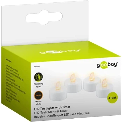 Afbeelding van Theelichtjes set Goobay