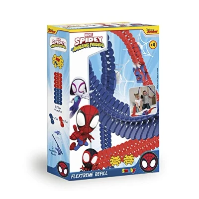 Afbeelding van Smoby Spidey &amp; Amazing Friends Flextreme Racebaan Uitbreidingsset, 72dlg.