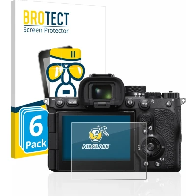 Afbeelding van BROTECT Screenprotector voor Sony Alpha 7R V / a7R Folie Beschermfolie Beschermglas transparant (6 Stuks)