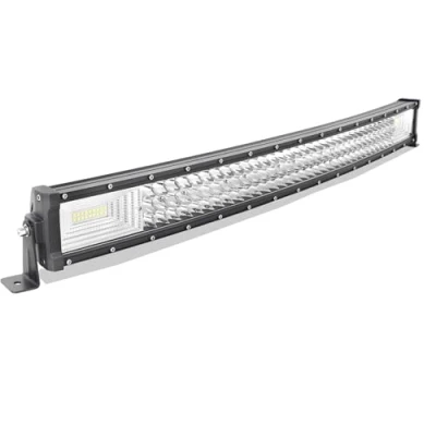 Afbeelding van AUXTINGS 32 inch 405W gebogen drievoudige rij 7D Led werklichtbalk Spot Flood Combo Beam DC 12V 24V 6000k Offroad voertuigen 4x4 Atvs Utvs