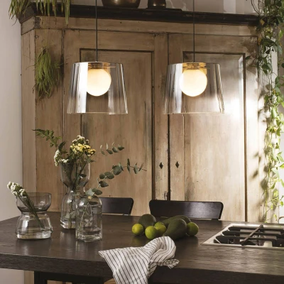 Afbeelding van Ideallux Ideal Lux Fade LED hanglamp chroom transparant