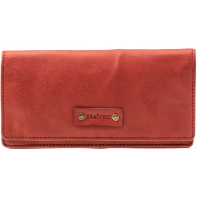Afbeelding van Maitre Steinbach Immine Portemonnee, Dames, Maat: One Size, Red
