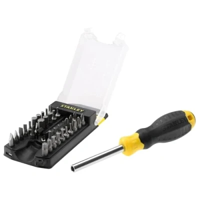 Afbeelding van Stanley bitschroevendraaier 34 delig ergonomisch handvat