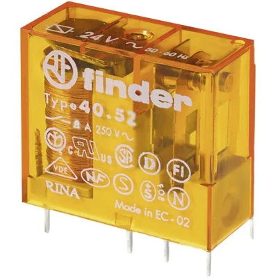 Afbeelding van Finder 40.52.8.110.0000 Printrelais 110 V/AC 8 A 2x wisselcontact 1 stuk(s)