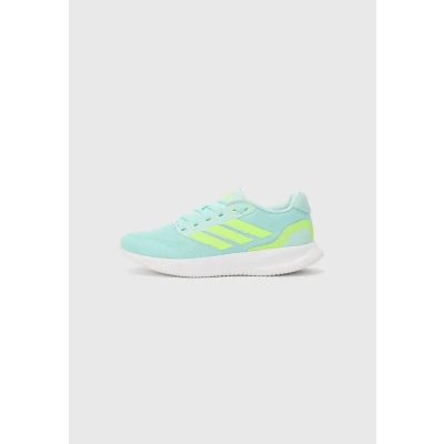 Afbeelding van adidas Dames Runfalcon 5 hardloopschoenen, Semi Flash Aqua/Lucid Lemon/core Zwart, 37 EU, Aqua Lucid Citroen Kern 38 EU
