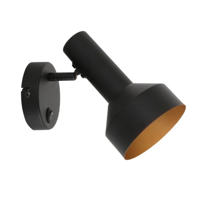 Afbeelding van Anne Light and home wandlamp Bundle zwart metaal 3335ZW