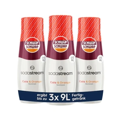 Afbeelding van SodaStream Siroop 3x Schwip Swap 1x fles geeft 9 liter kant en klare drank, binnen enkele seconden bereid altijd vers, 440 ml