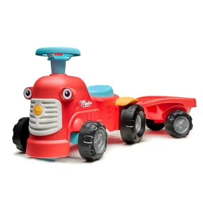 Afbeelding van FALK Looptractor Maurice met Trailer Rood