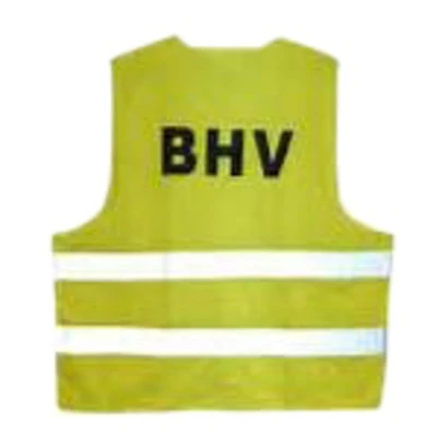 Afbeelding van Veiligheidsvest Leina met opdruk &quot;BHV &quot; geel