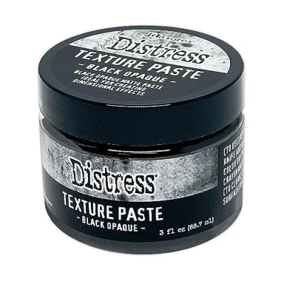 Afbeelding van Ranger Distress Halloween Texture paste Black opaque TSHK84471 Tim Holtz (09 23)